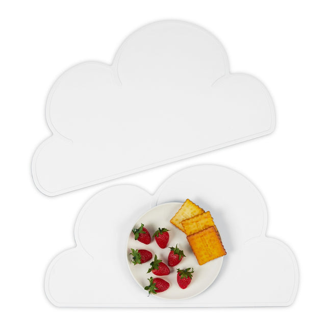 Sets de table en silicone pour enfants, lot de 2