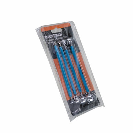 Ensemble de bâtonnets de jointoiement en silicone, 4 pièces avec billes métalliques