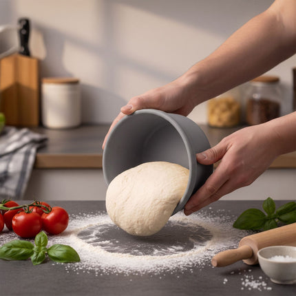 Boîtes de fermentation en silicone pour pâte à pizza avec couvercles, lot de 4