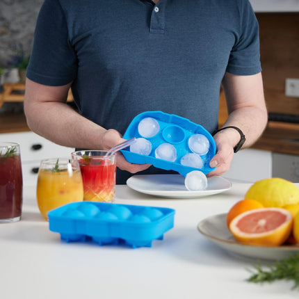 Lot de 2 moules à glaçons en silicone