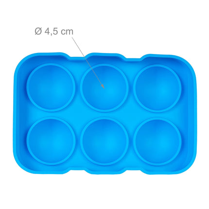 Lot de 2 moules à glaçons en silicone