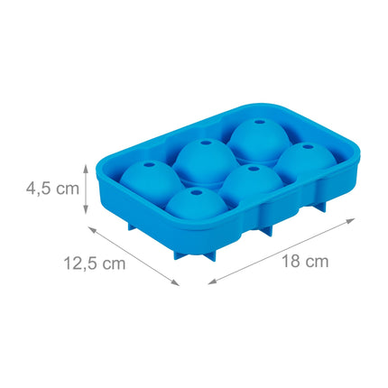 Lot de 2 moules à glaçons en silicone