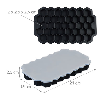 Moule à glaçons en silicone, lot de 4