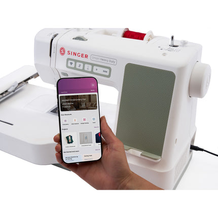 Singer Smart Heavy Duty Sewing and Embroidery Machine, 200 Stitches, Wi-Fi