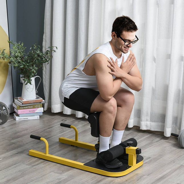 3-in-1 verstellbarer Sissy-Squat-Trainer, Stahl, 120 kg Tragkraft
