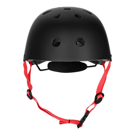 Casque de skate, réglable par molette, 11 aérations, taille L 58-61 cm, noir