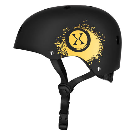 Skate Helmet, Adjustable Dial Fit, Gold, L 58-61 cm