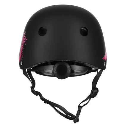 Skatehelm, Rosa, Größe S 52–56 cm, Drehverschluss