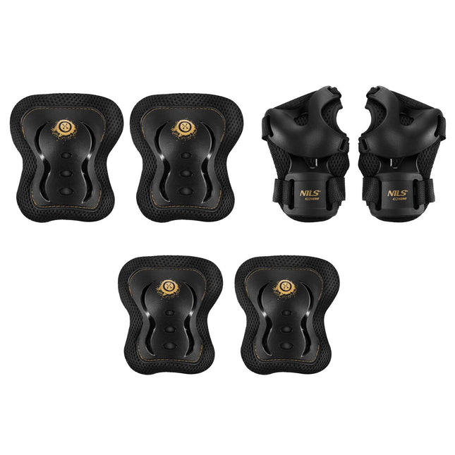 Skate Protective Gear Set, Wrist Elbow Knee Guards S