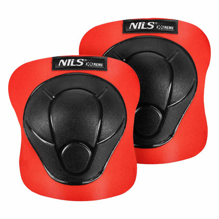 Skate-Schutzausrüstungs-Set, Handgelenk, Ellbogen, Knie, Rot M