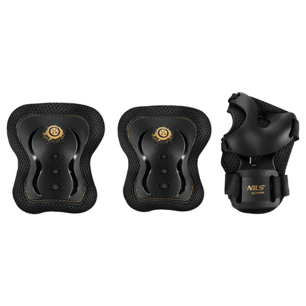 Ensemble de protections pour patinage, poignets, coudes et genoux, XL