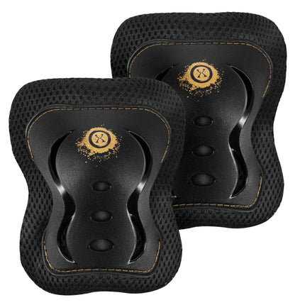 Ensemble de protections pour patinage, poignets, coudes et genoux, XL