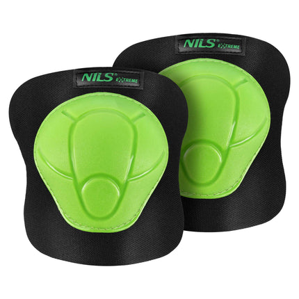 Ensemble de protections pour patins à roulettes (poignets, coudes, genoux), vert S