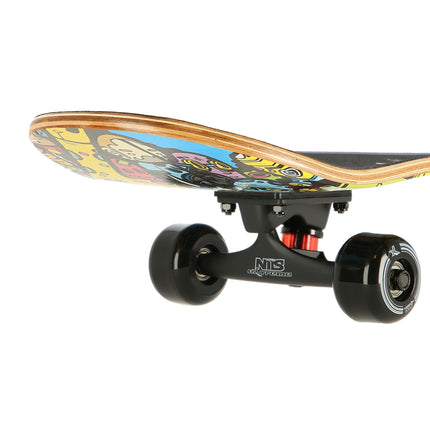Skateboard, 2 roues, design coloré