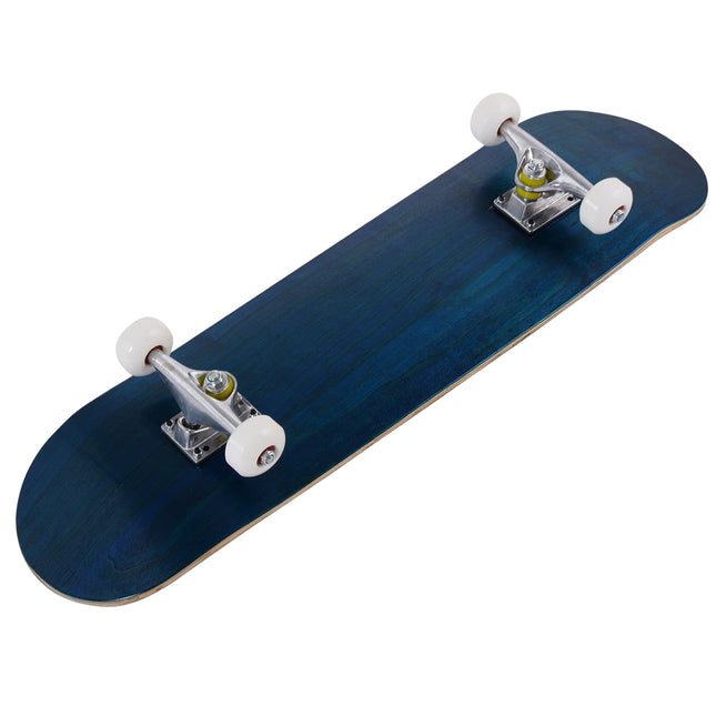 Skateboard Mini Cruiser, 20x79cm, Bleu, Planche en bois
