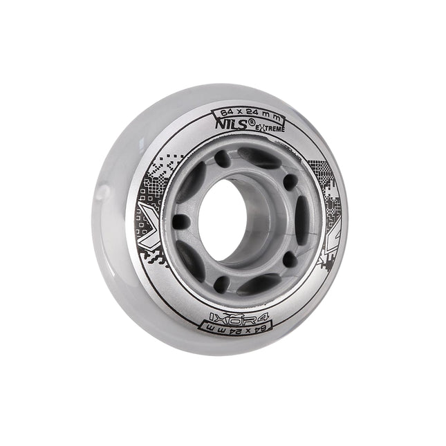 Skateboard-Rollen 64x24mm 82A Transparent Satz von 4