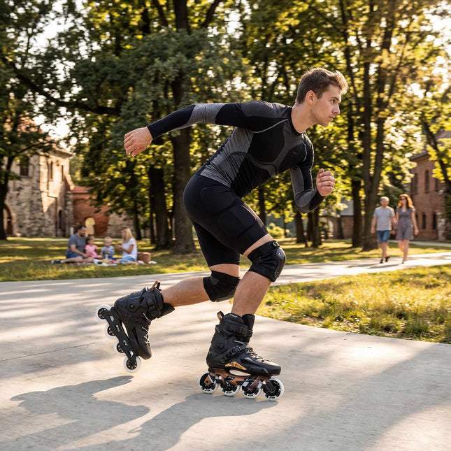 Slalom-Inlineskates, Größe 46, ABEC-9, 80mm
