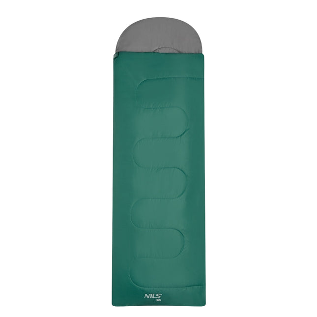 Schlafsack, Medium, Grün-Grau, Leichtgewicht