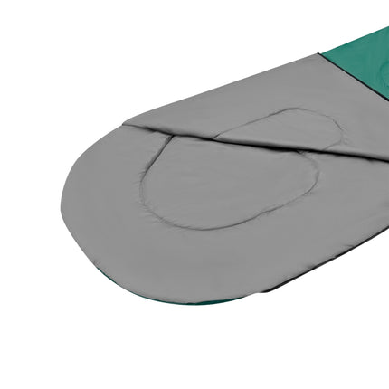 Sac de couchage, taille moyenne, vert-gris, léger