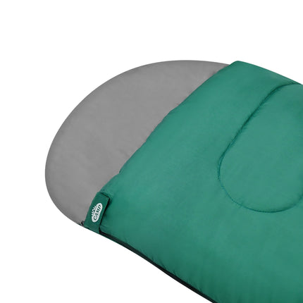 Sac de couchage, taille moyenne, vert-gris, léger