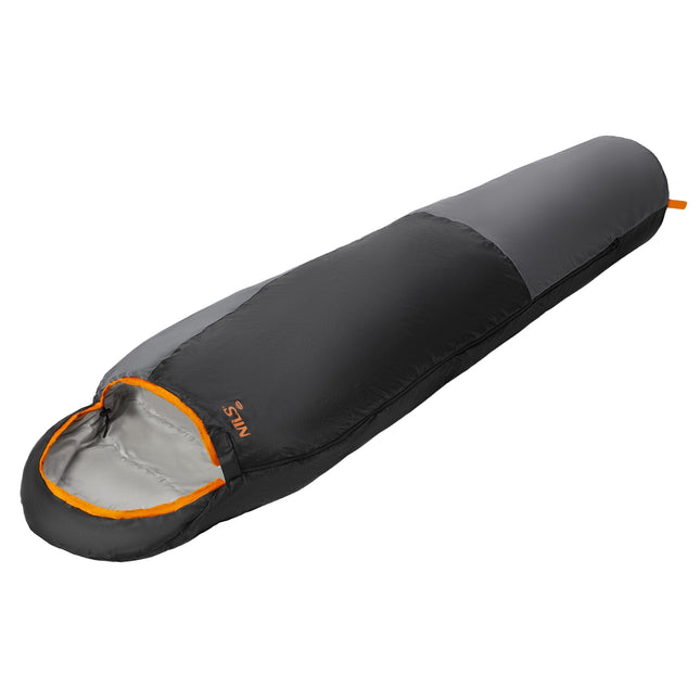 Schlafsack, Ultraleicht, Grau-Orange, Kompakt