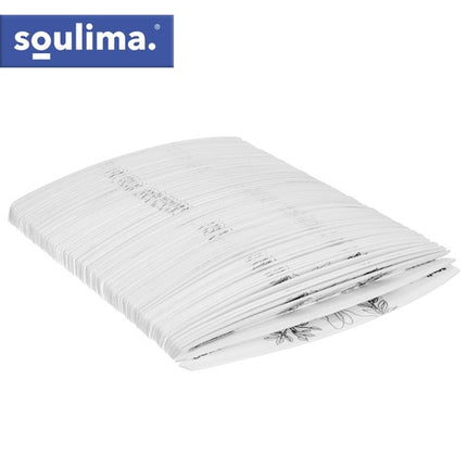 Slim Zebra Nagelfeilen, 100/180 Körnung, 100 Stück Bootsform