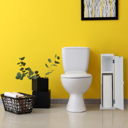 Schmaler Toilettenschrank mit 2 Einlegeböden