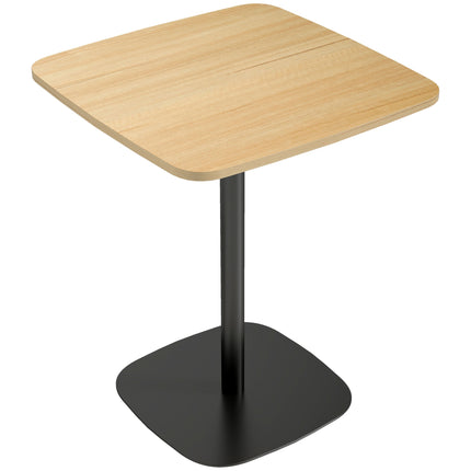 Kleiner Esstisch, 60 cm quadratisch, MDF-Platte, Stahlgestell