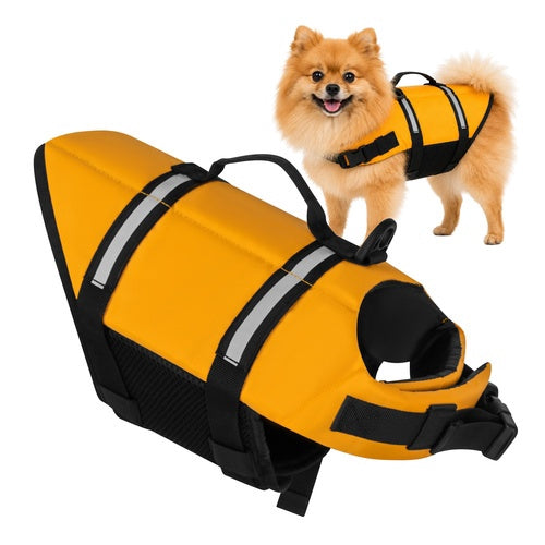 Gilet de sauvetage réfléchissant pour petit chien, 4-7 kg, jaune