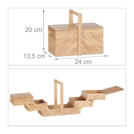 Petite boîte à frères et sœurs en bambou