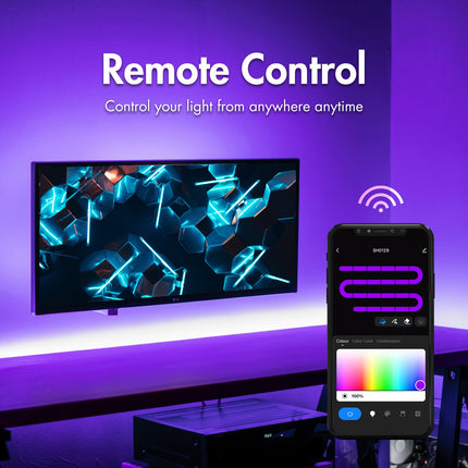 Intelligenter digitaler RGB-LED-Streifen adressierbar 400 lm 5 m LED WiFi Tuya
