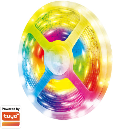 Intelligenter digitaler RGB-LED-Streifen adressierbar 400 lm 5 m LED WiFi Tuya