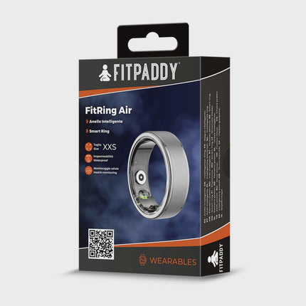 Smarter Gesundheits-Tracking-Ring, Edelstahl, XXS