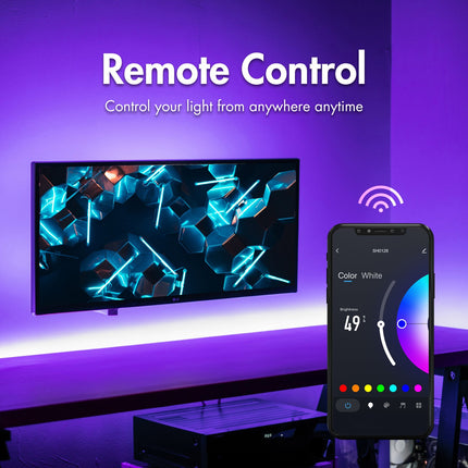 Smart RGB+CCT (RGB + Warm-Kaltweiß) Lichtstreifen 5m WiFi Tuya