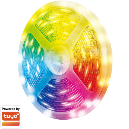 Smart RGB+CCT (RGB + Warm-Kaltweiß) Lichtstreifen 5m WiFi Tuya