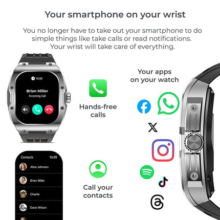 Smartwatch Hero AMOLED - Schwarz
