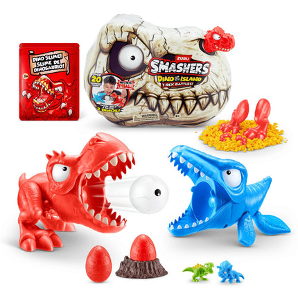 Smashers Playset Dino Island T-Rex Bataille