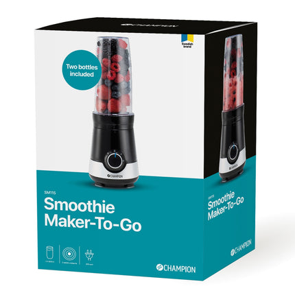 Smoothie Maker Power 300W SM115 Schwarz/Weiß