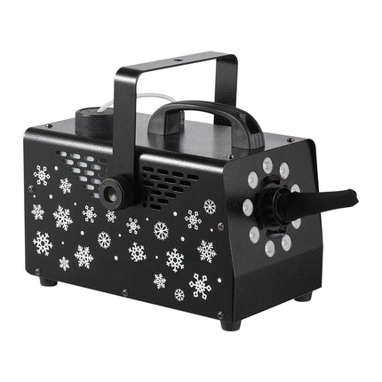 Snow Machine 900W with LED Light, Remote, 1L Tank