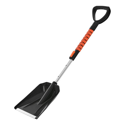 Snow Shovel and Brush Set, Extendable Ice Scraper 107cm