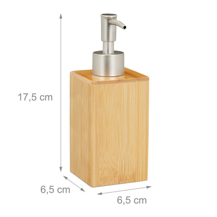 Pompe à savon en bambou