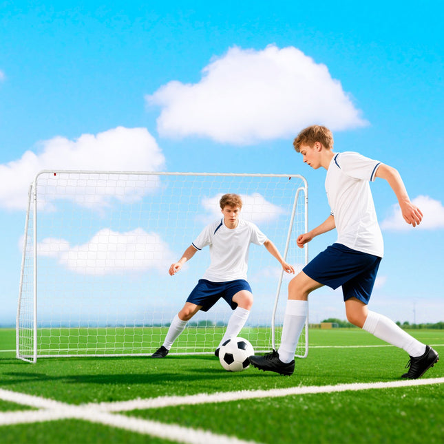 But de football pour l'entraînement et les matchs, résistant aux UV, ancrages inclus