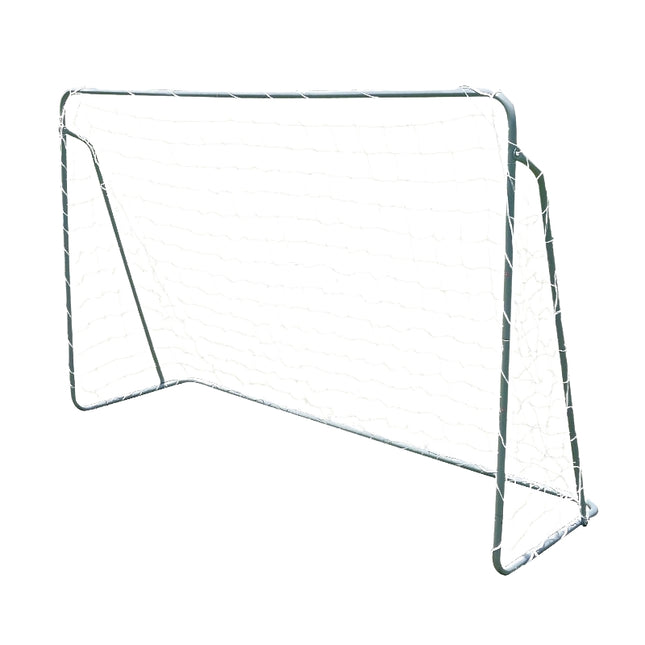 But de football avec filet, cadre en acier, 240 cm