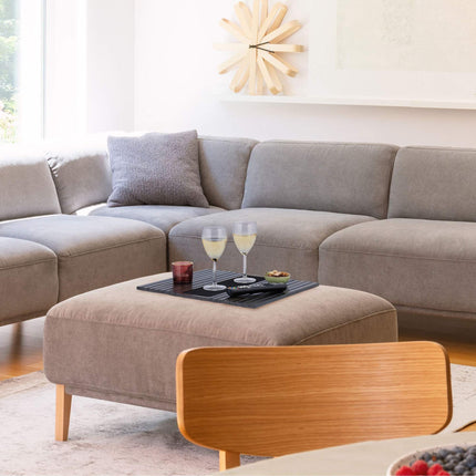 Sofatablett aus dunkelbraunem Bambus