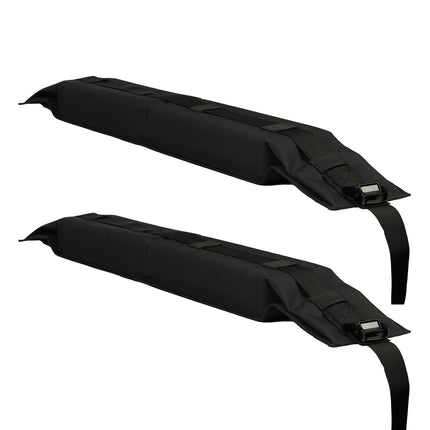 Soft Roof Rack Pads, 31.5 Inch, 176 lb, Strap Set
