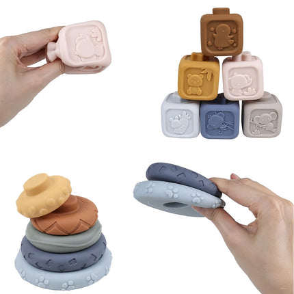 Blocs sensoriels souples - 13 pcs Kruzzel 24812