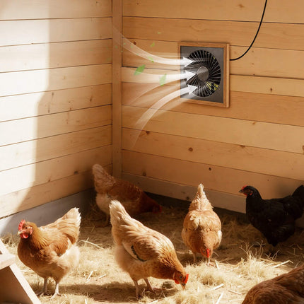 Solar Exhaust Fan, 20W Panel, Battery, 220 CFM