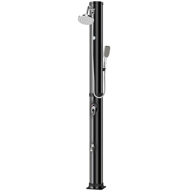 Douche solaire de jardin 40L avec douchette et pommeau de douche