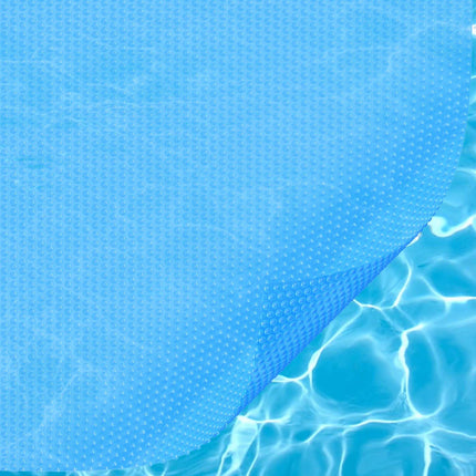 Solar Pool Cover 28 x 14 Ft Rectangle, 16 Mil Blue