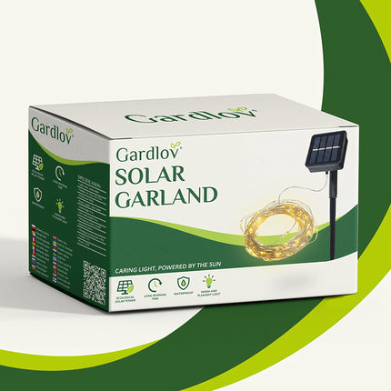 Guirlande solaire 15m IP44 Gardlov 24007